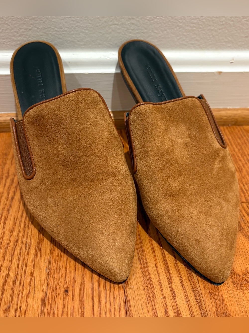 Jenni Kayne Suede Mule Saddle Brown Size 37